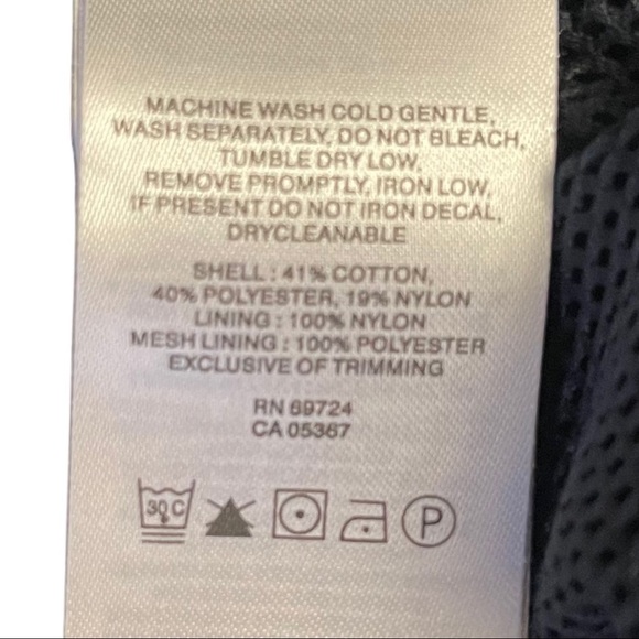 Columbia Men’s Black Full Zip Long Sleeved Lightweight Cotton Blend Jacket - Picture 8 of 16